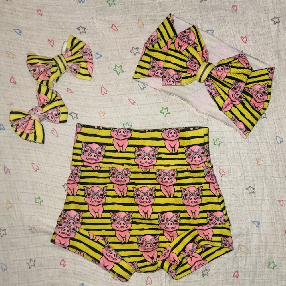 Nerdy Pigs bummies set